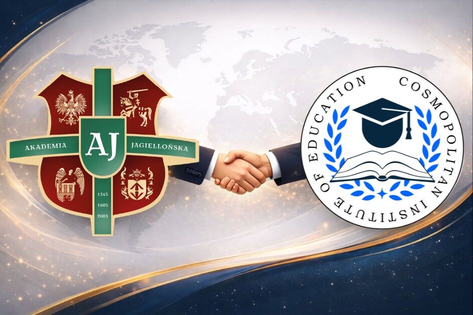 partnerství Cosmopolitan Institute of Education a Jagellonian Academy Toruń